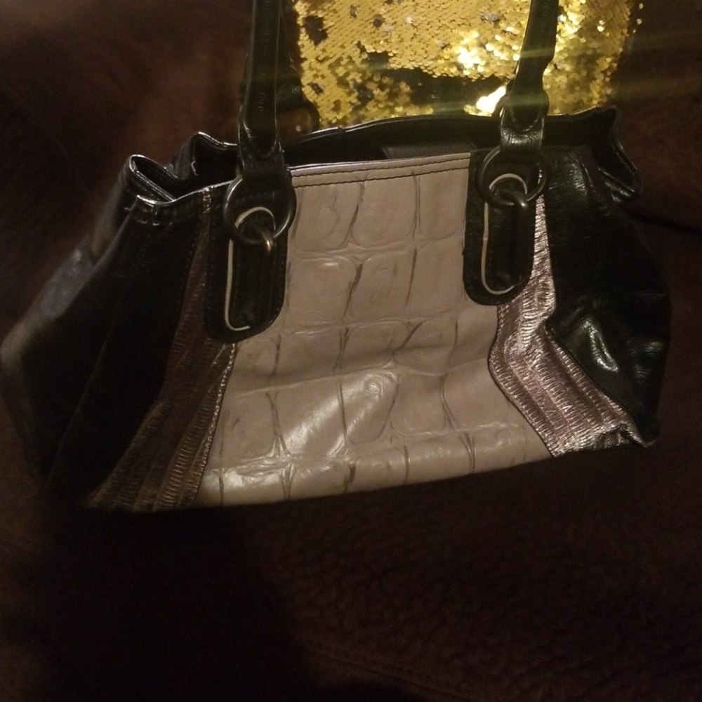 Black and grey Gretta bag